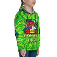 thumbnail image 2 of Geometry Dash Kids' Hoodie 3d Print Sweatshirt Soft Pullover Hooded With Big Pockets Fans Gifts For Boys Or Girls Small, 2 of 7