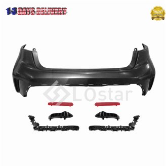 Front bumper cover and passenger side insert for 2017 Civic coupe