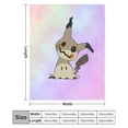 thumbnail image 5 of Pokemon Mimikyu Throw Blanket Cute Flannel for Boys Girls Men Women, 5 of 7