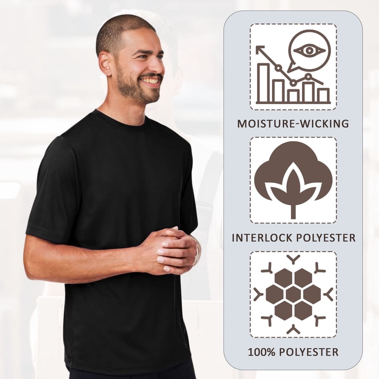 A4 Men's Reversible Wicking Muscle Shirt - Navy/White Interlock Performance Tee (XX-Large)