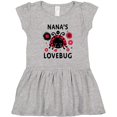 thumbnail image 3 of Inktastic Valentine's Day Nana's Lovebug Girls Toddler Dress, 3 of 5