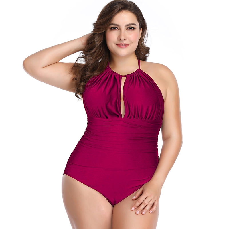 plus size control swimwear