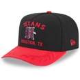 thumbnail image 1 of Men's New Era Black/Red Houston Texans 2025 NFL Draft A-Frame 9FIFTY Snapback Hat, 1 of 7