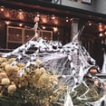 thumbnail image 4 of Hvmvliv Halloween Giant Fake Spider Giant Halloween Hairy Spider Realistic Scary White Spider Props Decoration For Indoor and Outdoor Decoration (90cm), 4 of 7