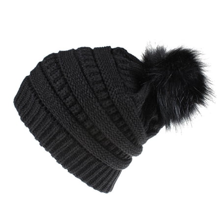 ladies black beanie
