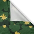 thumbnail image 4 of Ambesonne Lotus Flower Valance Pack of 2, Purity, 54"X18", Emerald Yellow, 4 of 5
