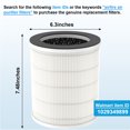 thumbnail image 6 of AIRFIRE Air Purifiers for Home 975 sq.ft HEPA Air Purifiers for Bedroom, Pollen, Wildfire/Smoke, Pet Dander&Odor, Dust,AP206, White, 2026 New, 6 of 13