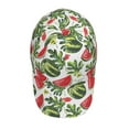 thumbnail image 4 of Fotbe Watermelons Baseball Cap, Watermelons Print Dad Hat,Outdoor Hat,Adjustable Sports Cap, Perfect For Activities, 4 of 9