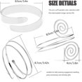 thumbnail image 2 of 6 Pieces Of Arm Cuffs, Upper Arm With Cuff Bracelets, Ladies Adjustable Armban（Gold ）, 2 of 4