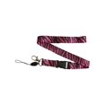 thumbnail image 1 of Zebra Lanyard Keychain- Hot Pink, 1 of 1