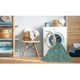 thumbnail image 2 of Ahgly Company Tapis d'Intérieur Lavables en Machine, Ronds, Transitionnels, Vert Terne-Mer, Ronds de 3', 2 of 7