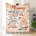 thumbnail image 2 of Heartfelt Birthday Blanket For Expression From Son To Mom Keepsake Throw, 2 of 6