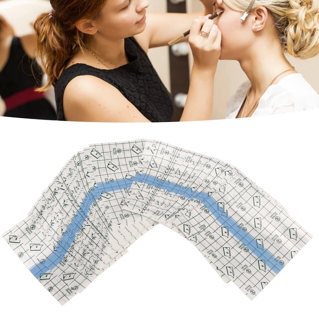 Paleta De Mezcla De Maquillaje Adhesivo, Paleta De Manos De Maquillaje Transparente, 100 Unidades, Efecto De Vendajes Respetuosos Con La Piel, Transpirable, Ligero Para El Hogar