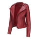 thumbnail image 2 of Chaqueta de cuero pequeña para primavera y otoño, chaqueta de imitación de PU, Chaqueta corta ajustada para motocicleta para mujer, chaqueta ajustada para motocicleta XL 2024, 2 of 5