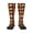 1 Black, variant on Womens Turkey For Thanksgiving Knee High Socks Comfy Thermal Boot Long Socks