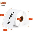 thumbnail image 2 of GFDYREE 4x6 Direct Thermal Roll Shipping Labels 500 Pics for Address Mailing Postage USPS UPS FedEx Amazon Ebay Shipping Labels, Commercial Grade, 2 of 7