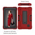 thumbnail image 3 of Goldcherry For RCA Voyager 7" Case, RCA Voyager Pro+ 7" Case,Hybrid Heavy Duty Defender Shockproof Protective with Built-in Stand for RCA Voyager/RCA Voyager II 7 Inch Tablet(Red+Black), 3 of 5