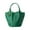 Green, variant on Genuine Cow Leather Tote Bags for Women, Magnetic Closure Bucket Bag, Solid Color Casual Handbag 3260