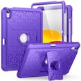 thumbnail image 1 of Funda MoKo para iPad A16 de 11ª y 10ª generación, 11 pulgadas, a prueba de golpes, color morado, 1 of 8