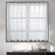thumbnail image 5 of Xihbxyly Cortina de Pantalla Blanca, Tejido Fino de Poliéster, Filtrado de Luz Suave, Uso Versátil En Sala de Estar y Dormitorio, Fácil de Instalar, Tamaños de 130 X 45 Cm y 74 X 60 Cm, Elegante Deco, 5 of 7