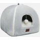 thumbnail image 1 of Cama para Gato WINDRACING Casa Tienda para Gatos con Almohada Lavable Gris, 1 of 6