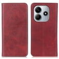 thumbnail image 1 of For Xiaomi Redmi Note 14 4G (164.84x78.15x8.16mm) Case Split Leather Flip Wallet Phone Cover - Coffe, 1 of 5