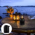 thumbnail image 3 of MasteelfCA 6pcs Embossed Glass Candle Container Kits Empty Round Candle Making Mason Jars, 3 of 7