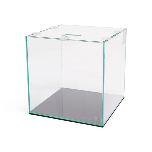 Imagitarium Open-Glass Frameless Cube Aquarium Tank 3 Gallon