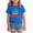 A602-Blue, variant on NOLDARES Girls Kids Merry Christmas Shirt Funny Xmas Graphic Short Sleeve Tee Holiday Casual Family Party Matching Tops,A602-Blue