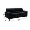 thumbnail image 2 of Leather Loveseat | Inviting Seating in Home | Feather Down Cushions | Sturdy Frame, 2 of 2