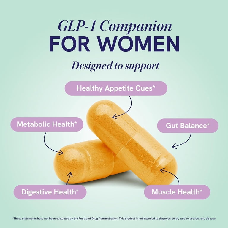 SMNutrition GLP-1 for Women | GLP 1 Supplement | 60 Ct
