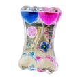 thumbnail image 2 of Double Heart Liquid Motion Bubbler Oil Drip Timer with Full Windmill Design, 3.4 oz Plastic Visual Sensory Desk Toy for Stress Relief and Home Office Decor., 2 of 3