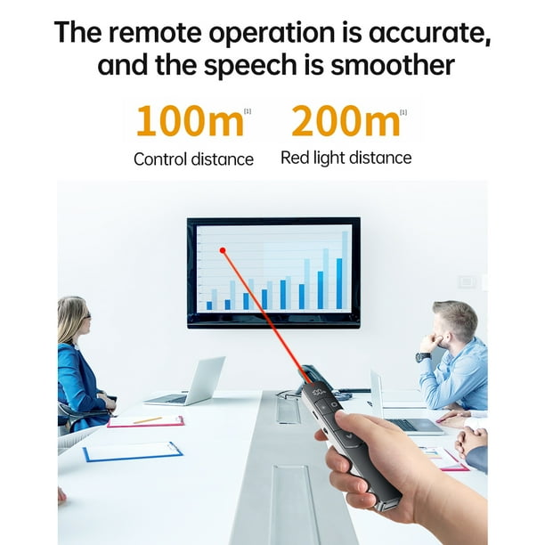 TASUN Clic de présentation, présentation sans fil, télécommande USB, stylo à retourner TASUN Clic de présentation, présentation sans fil, télécommande USB, stylo à retourner