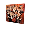 thumbnail image 1 of Bande Abstraite - Toile 36"x36 Pouces - Impression sur Demande, 1 of 5