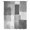 Gray, variant on Brown Geometric Sheer Curtains 108" Extra Long, Watercolor Ombre Modern Abstract Art Light Filering Curtains, Privacy Drapes Simi Floor to Veiling Curtain for Living Room Bedroom Window Treatment