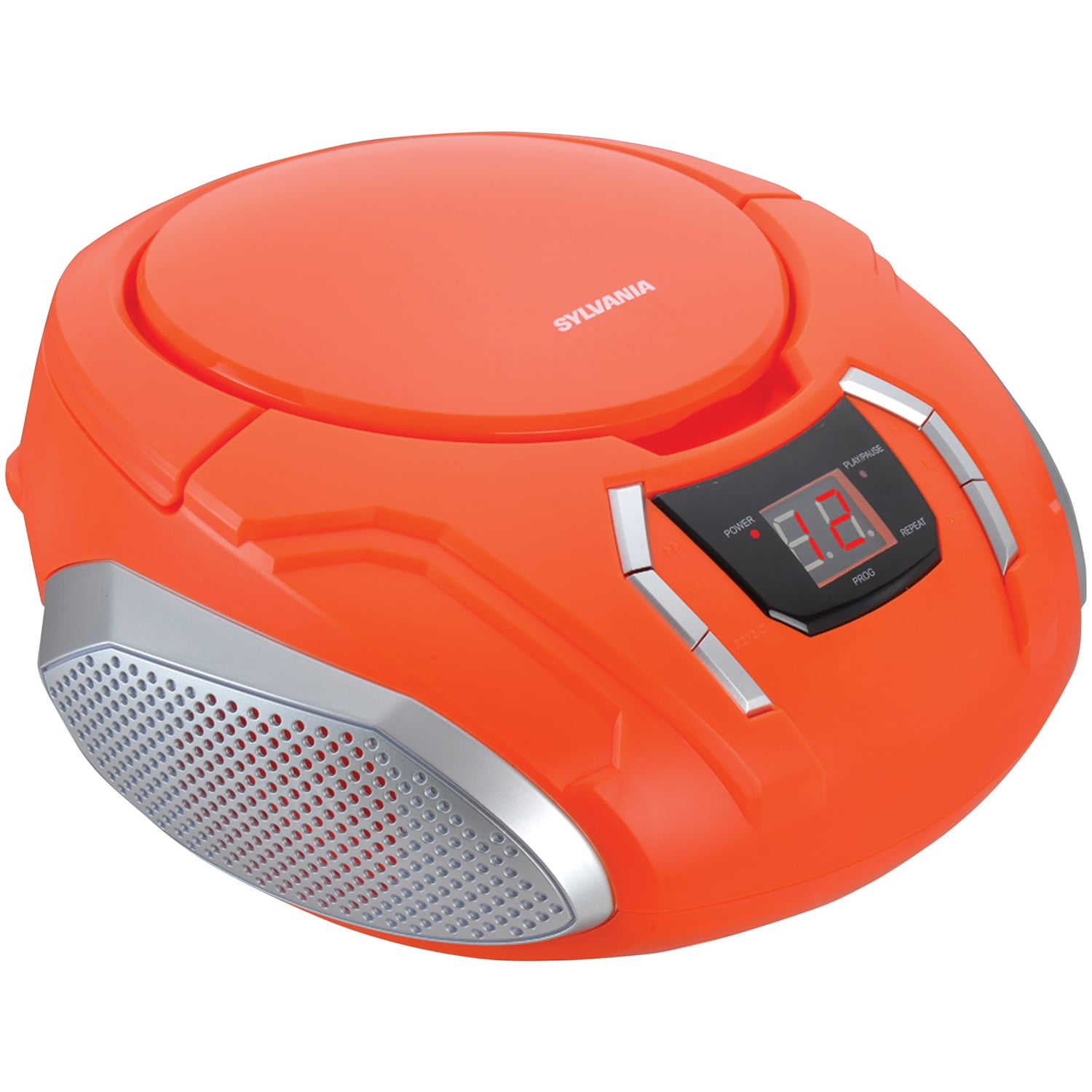 SYLVANIA SRCD261 Portable CD Players with AM/FM Radio (Orange)