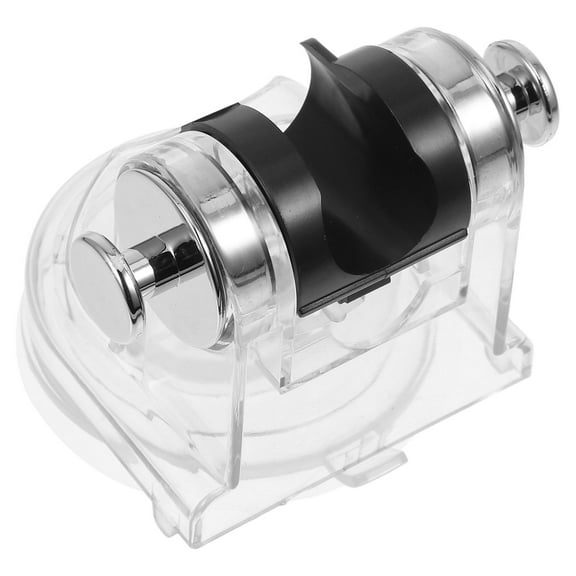 EXHUMKY 1Pcs Wall Mount Shower Handle Holder Square Chrome Plated ABS Bathroom Use