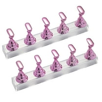 RAGUPEL Nail Stand,Nail Holder,Nail Tip Practice Holder,Pink