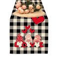 thumbnail image 1 of Valentine's Day Table Flag Festival Love Print Car Doll Pattern Home Decoration Tablecloth Party Atmosphere Decoration Props Table Runners, 1 of 4