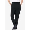 thumbnail image 2 of Woman Within Plus Size 7-Day Straight-Leg Elastic-Waist Stretchy Knit Pant, 2 of 6