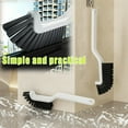 thumbnail image 6 of Bathroom Cleaning Brush Toilet Floor Scrubber Stiff Bristle Plastic Handle 11.42 Inch，Multipurpose Kitchen Bath Scrub Brush for Cleaning Supplies(white，2PC), 6 of 9