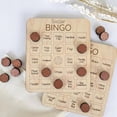 thumbnail image 4 of LANFENG Sports-Themed Baseball Bingo Game - 7" Wooden Board - Fun Party Game for Sports Fans, 4 of 8