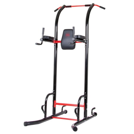 Body Champ 5-Station VKR Power Tower with Pull Up Station, Dip Bars, Push Up Bars, Vertical Knee Raise for Ab