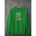 thumbnail image 3 of Good Mood Daisies W Froggie Sweatshirt Men -Image by Shutterstock, Male 4X-Large, 3 of 4