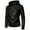 Black, variant on Fesfesfes Men's Leather Plus Fleece Jacket Slim Fit Motorcycle Jacket Winter Warm Hoodie Leather Jacket