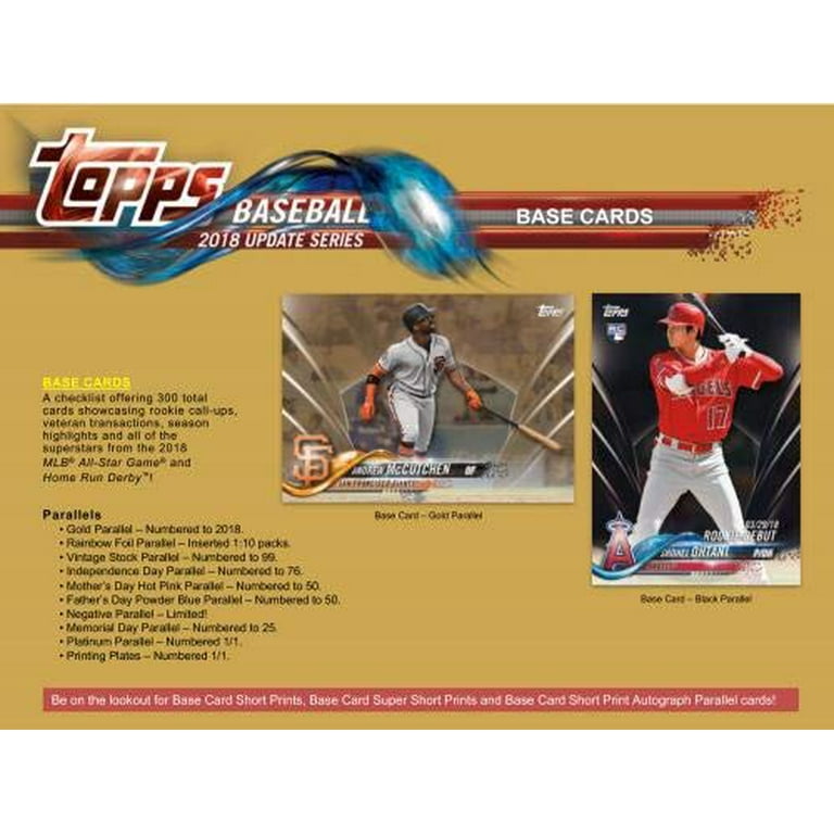 2018 Topps MLB Baseball Trading Cards Blaster Box 2018 Topps MLB Baseball Trading Cards Blaster Box