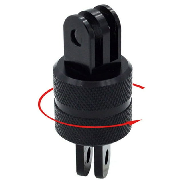 Adaptador de trípode con brazo pivotante y pedestal giratorio de 360 grados para GoPro Hero 5/5S/4/4S/3+/3/2/1, Xiaomi Yi 4K y SJCAM Action Camera.