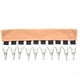 thumbnail image 1 of Generic Colgador portátil plegable para ropa y gorras, ideal para viajes y baños, color café claro., 1 of 4