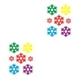 thumbnail image 4 of Adhesivo estático de Navidad para ventana de nevera Cateissary calcomanía de PVC para el hogar y la Oficina decoración autoadhesiva Copo de nieve 2piezas, 4 of 6