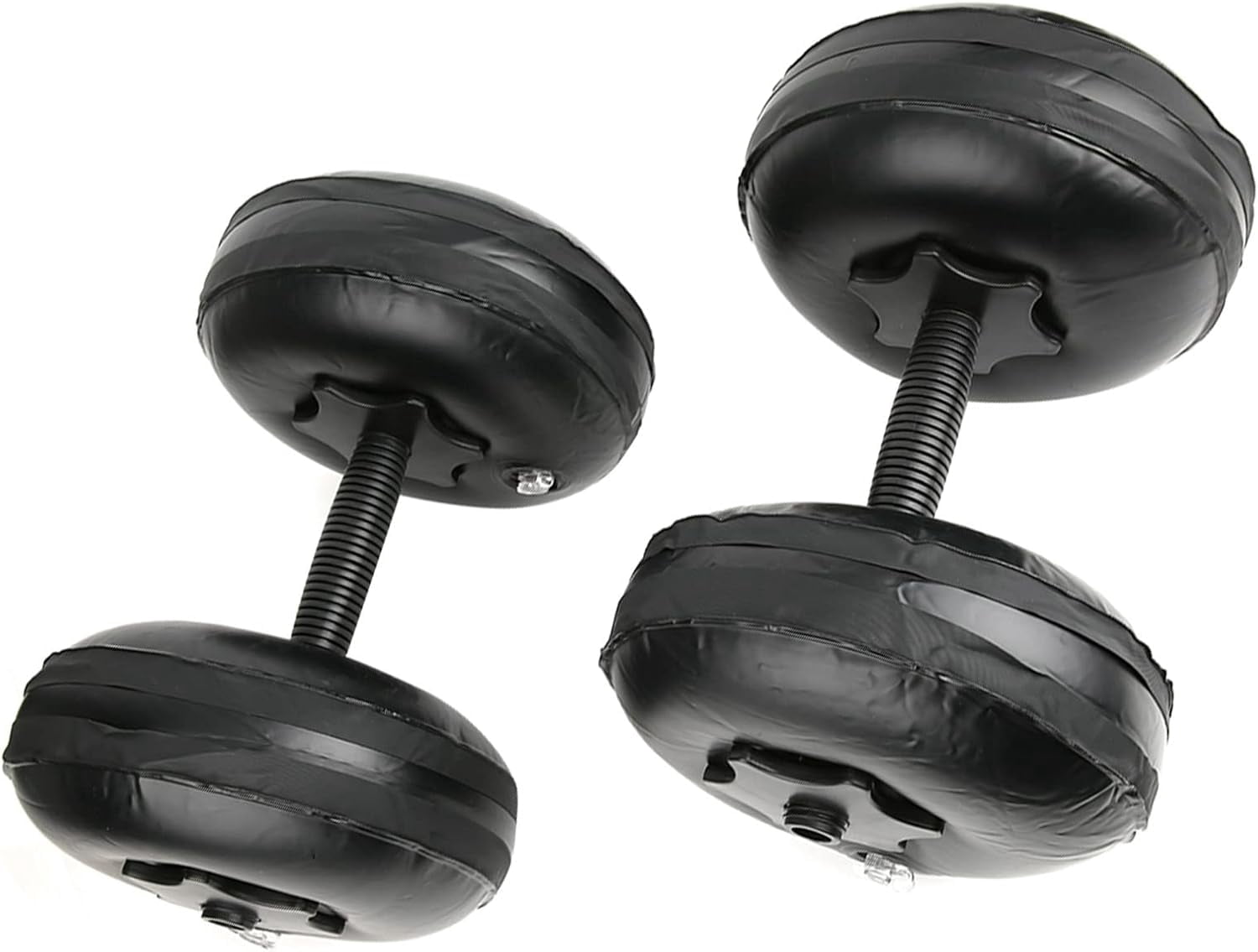 Adjustable Water-Filled Dumbbells Set 8-10kg, Portable PVC Travel Fitness Dumbbells for Workout, Yoga, Body Toning and Home Gym